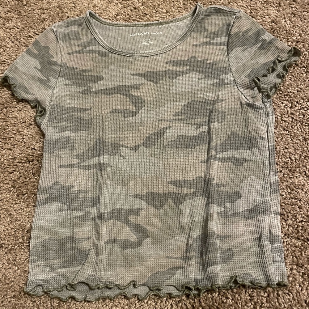 Camo Crop Top
